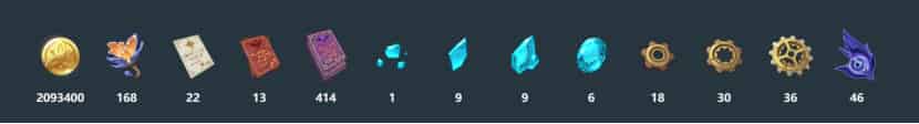 How to check Genshin Impact 5.7丨Skirk's Ascension, Weapon & Talent Materials Guide ID