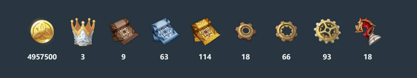 How to check Genshin Impact 5.7丨Skirk's Ascension, Weapon & Talent Materials Guide ID
