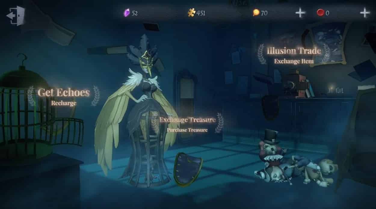 How to check Identity V Guide to in-game Shop: Illusion Hall ID
