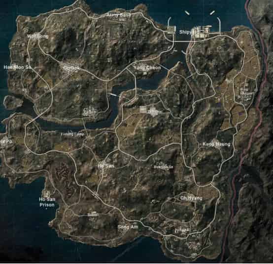 How to check PUBG MOBILE Taego Map Guide | Tactical Breakdown of 6 Key Zones ID