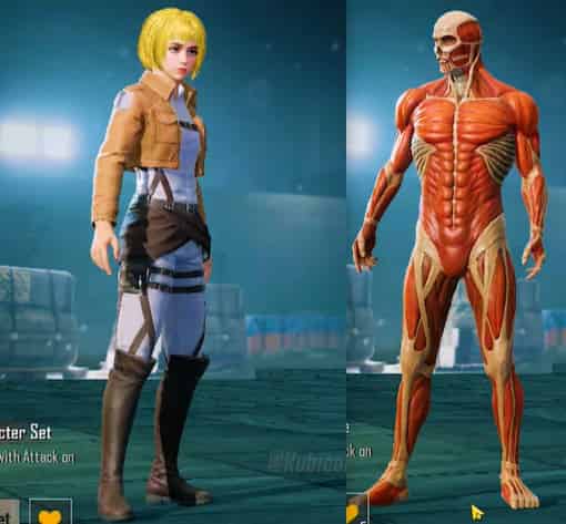 如何检查PUBG MOBILE × 进击的巨人联动上线：利威尔、艾伦、三笠、阿明角色套装与奖励全解析ID