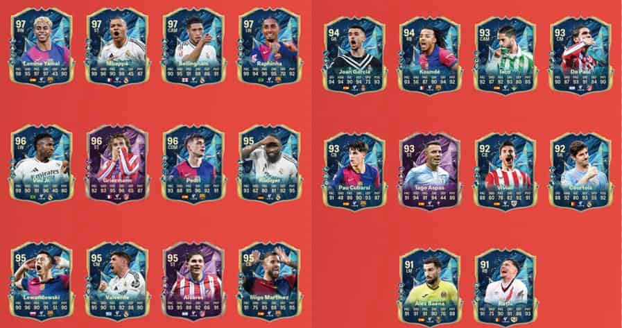 How to check EA FC 25 TOTS revealed – official best xi for premier league & top leagues ID