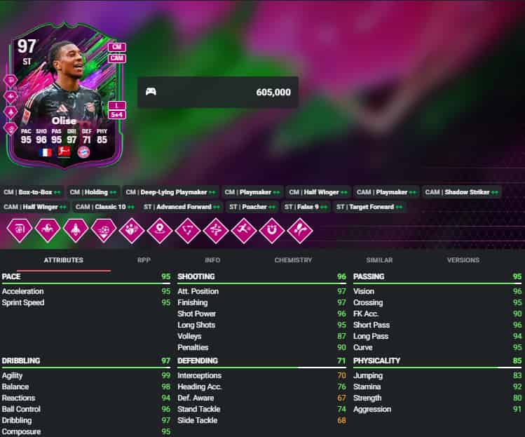 How to check FC 25 Mutation Event Card Review: Griezmann, Lukaku, Olise & More ID