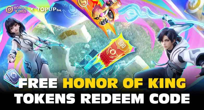 How to check Redeem FREE Honor of Kings Tokens! HOK Plus Launch Giveaway - TOPUPlive ID