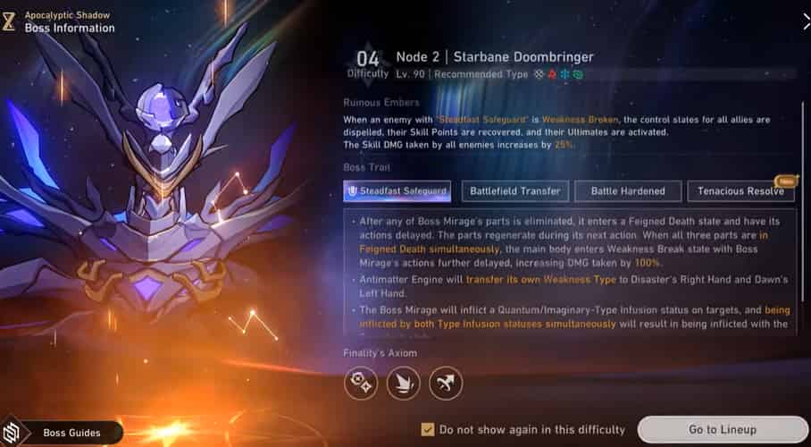 How to check Honkai: Star Rail 3.4 Apocalyptic Shadow Guide: Ichor Beast & New Bosses ID
