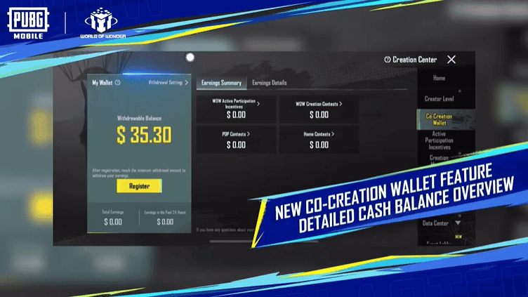 How to check PUBG MOBILE World of Wonder 3.9 Update: Summer Showdown, Skill Editor & Creator Incentives! ID