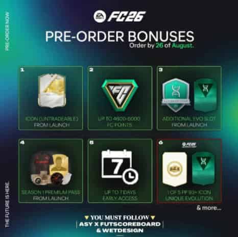 How to check FC 26 Pre-Order Bonuses Revealed! Ultimate Edition Early Access & Switch 2 Support | EA SPORTS FC 26 News ID