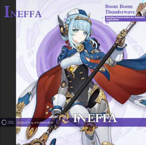 How to check Genshin New Reaction, Ineffa Builds ID