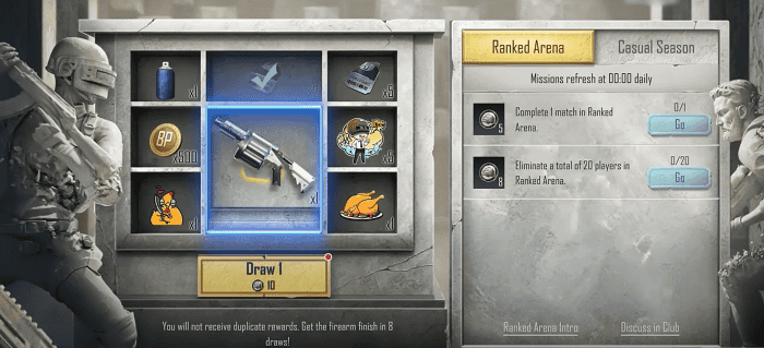 如何檢查PUBG MOBILE 3.9競技場排位賽上線——四種模式及全新玩法與獎勵!ID