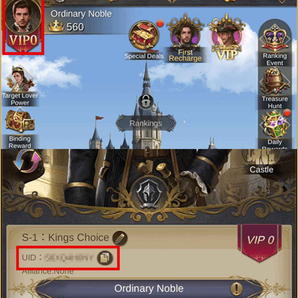 How to check Kings Choice(SEA) ID
