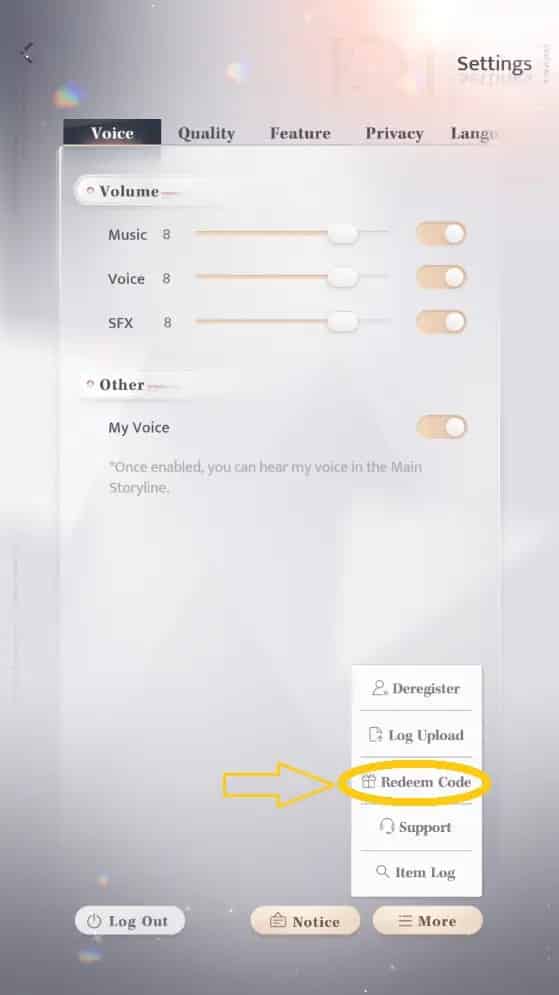 How to check Love and Deepspace Redeem Codes September 2025 ID