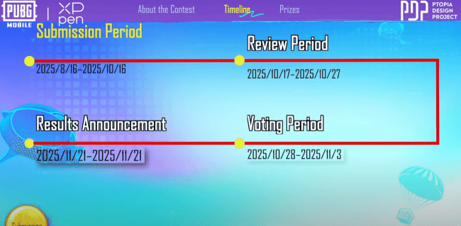 How to check PUBG MOBILE PDP 4th Ultimate Set Design Contest Available NOW! ID