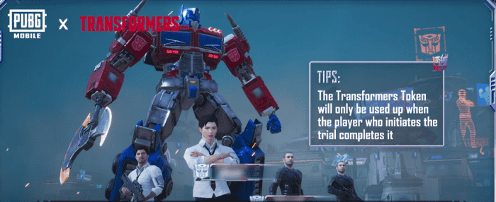How to check PUBG MOBILE TRANSFORMERS Trial Is Here! ID