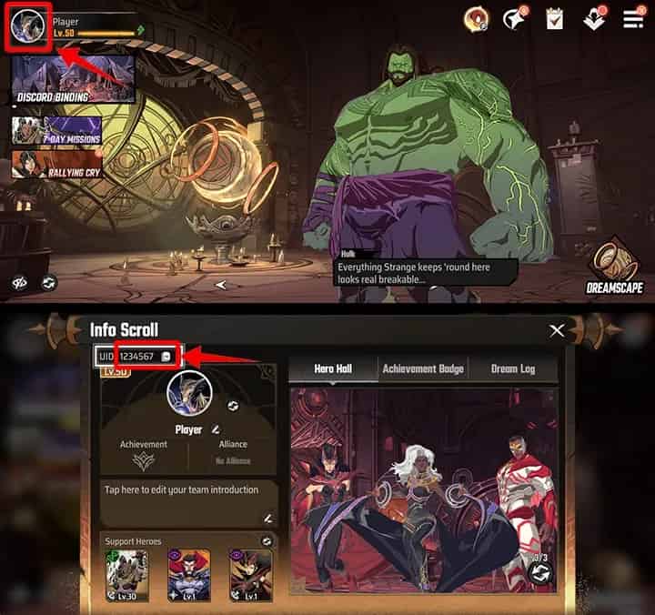 How to check Marvel Mystic Mayhem ID