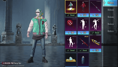 如何检查《PUBG MOBILE》x G-Dragon 联名：潮流时装、武器皮肤与活动详情ID