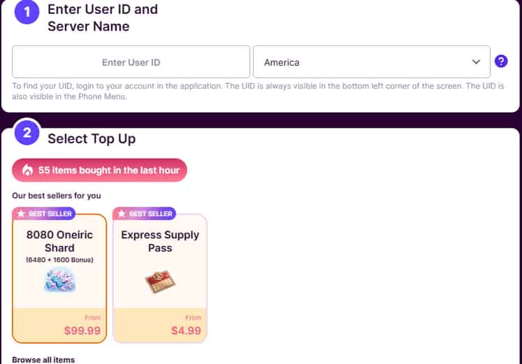 How to check Best Best Honkai Star Rail Top Up Center: Official, Codashop, Razer Gold, G2G & TOPUPlive Compared ID