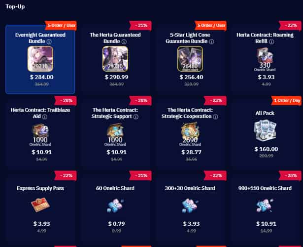 How to check Best Best Honkai Star Rail Top Up Center: Official, Codashop, Razer Gold, G2G & TOPUPlive Compared ID