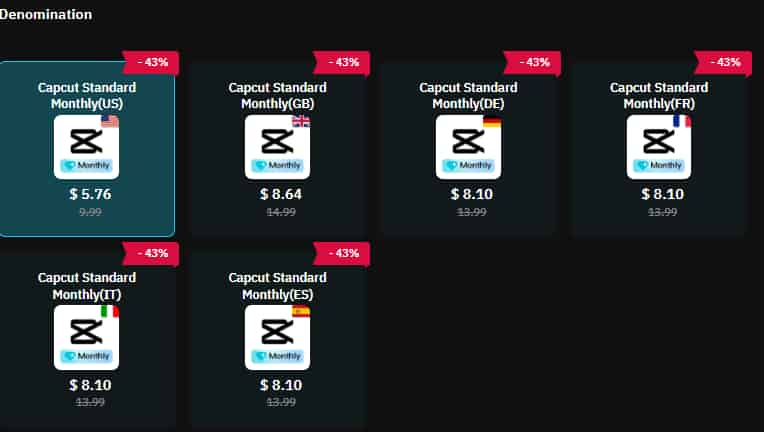 How to check Surprise Discount! Get CapCut Membership at Up to 43% Of ID