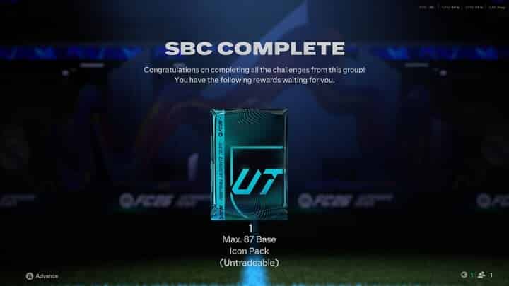 How to check EA FC26 Max. 87 Base Icon Upgrade SBC Guide: Tasks, Solutions & Rewards ID