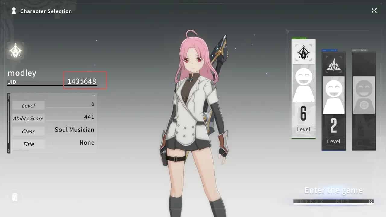 Cara menyemak ID Blue Protocol: Star Resonance Global.