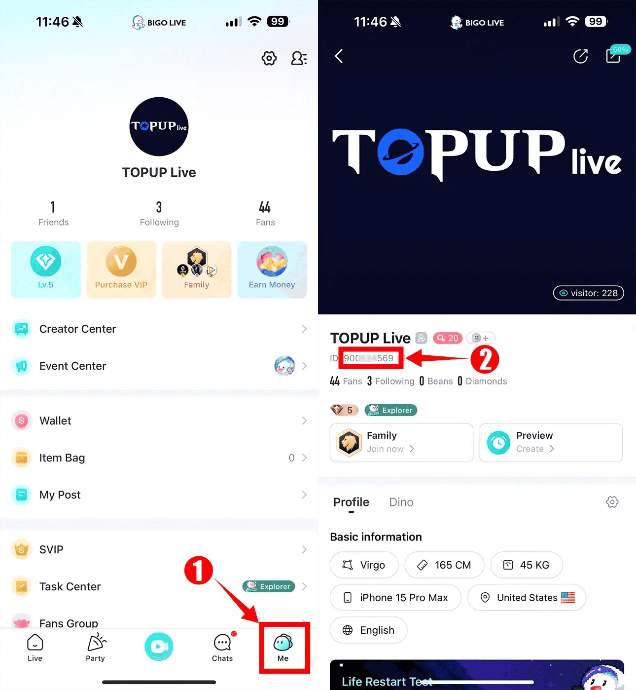 How to check Bigo Live ID