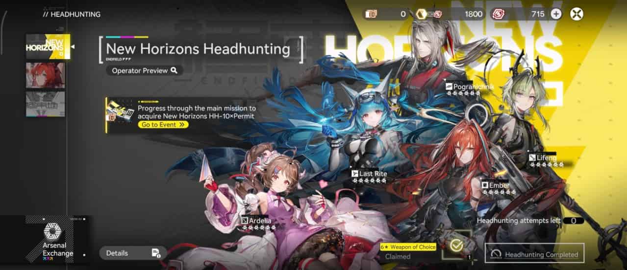 How to check Arknights: Endfield Priority Operators to Pull at Launch ID