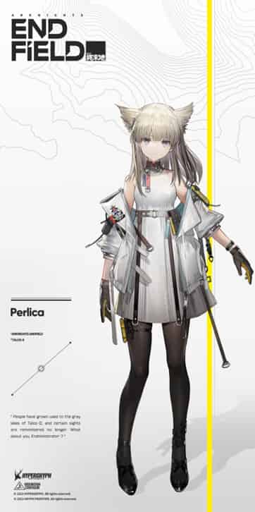 How to check Arknights: Endfield Perlica Build: Weapon, Materials, Gear & Team Comps ID