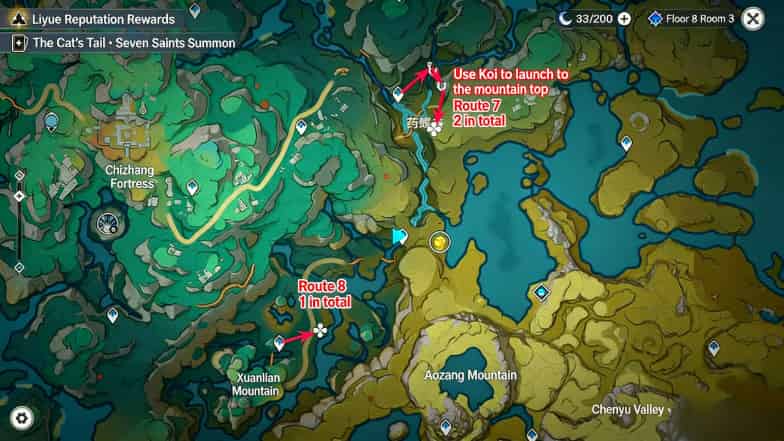 How to check Genshin Impact Glaze Lily Farming Guide: Best Routes for Zi Bai Ascension ID