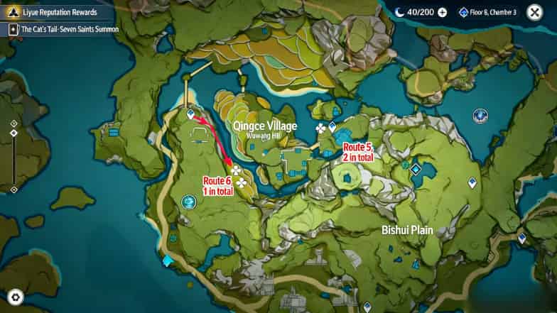 How to check Genshin Impact Glaze Lily Farming Guide: Best Routes for Zi Bai Ascension ID