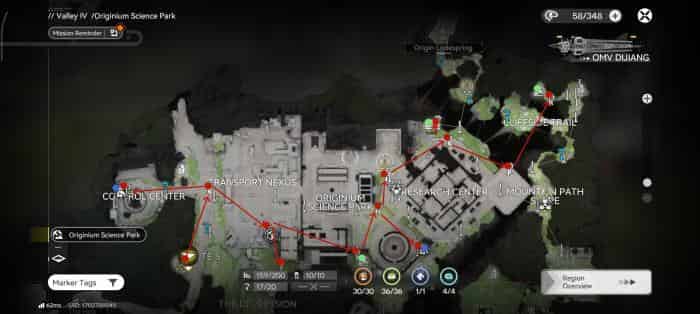 How to check Most Convenient Zipline Routes | Arknights: Endfield Originium Science Park Zipline Routes Guide ID