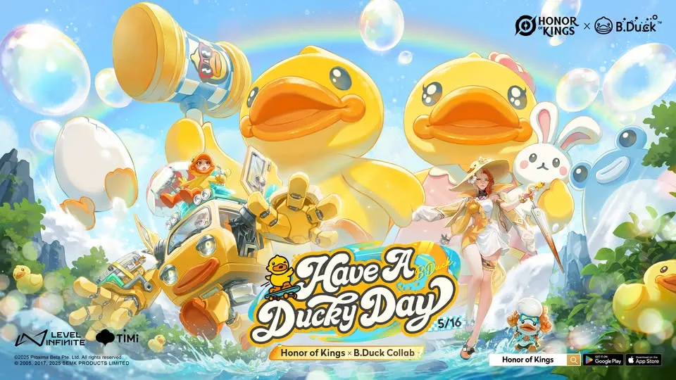 Honor of Kings × B.Duck: Quack-tastic Adventure Coming Soon!