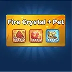 Fire Crystal & Shard & Pet Weekly Card